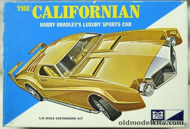 MPC 1/25 The Californian Oldsmobile Toronado Show Car- Harry Bradley's Luxury Sports Car, 510-200 plastic model kit